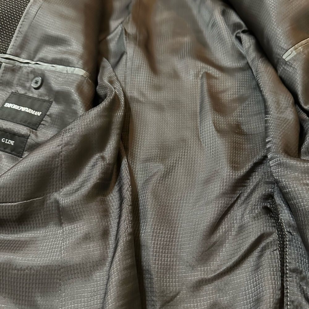Emporio Armani Textured Blazer - Picture 9 of 9